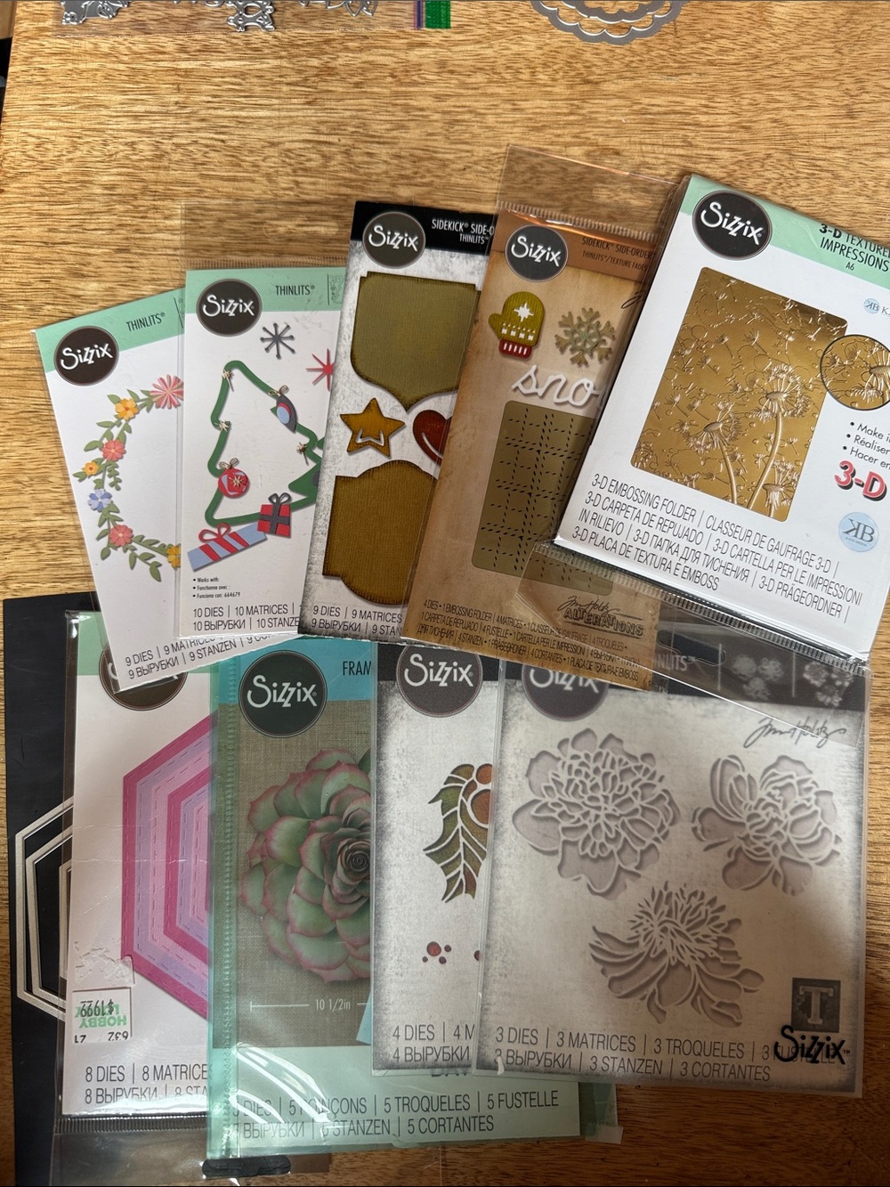 Lot of Sizzix Cutting Dies